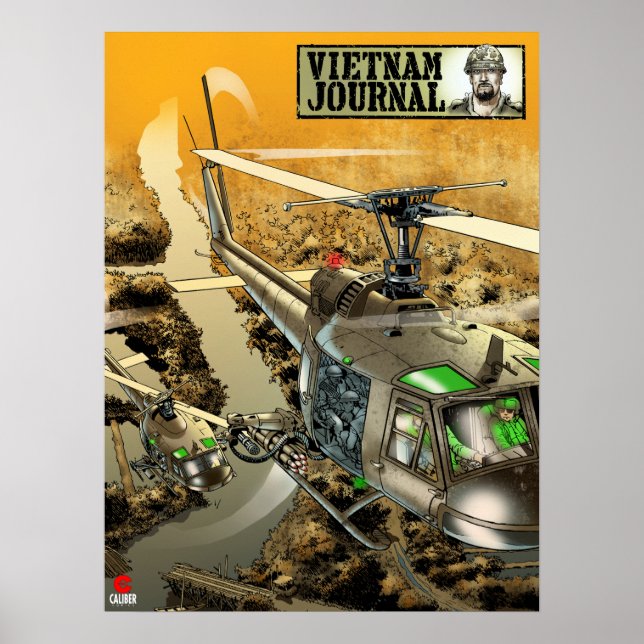 Póster Poster de diseño de Vietnam Journal V1 (Frente)
