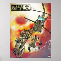 Poster de diseño de Vietnam Journal V4