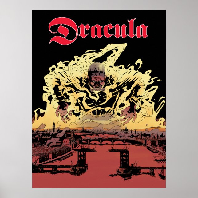 Póster Poster de diseño Dracula V2 (Frente)