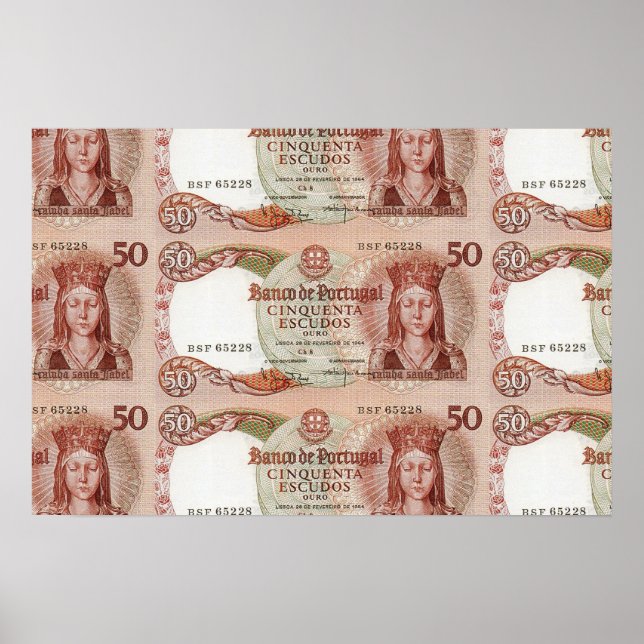 Póster Poster de diseños de cultura portuguesa (Frente)