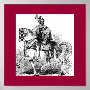 Póster Poster de disfraces isabelinos