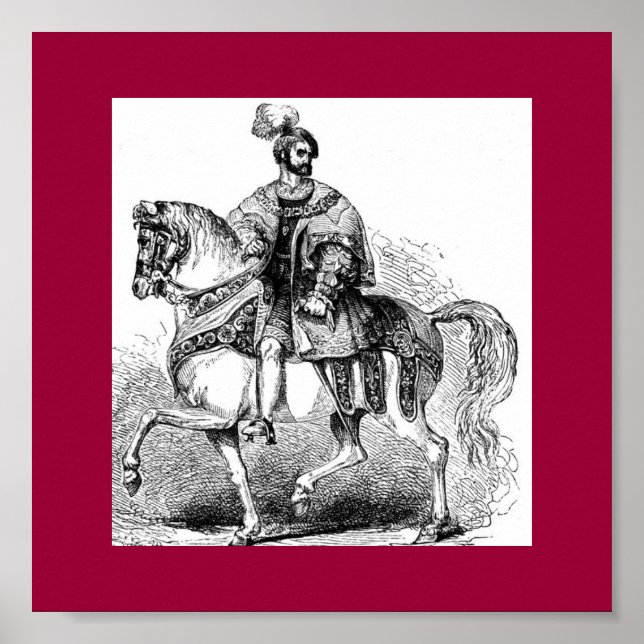 Póster Poster de disfraces isabelinos (Frente)