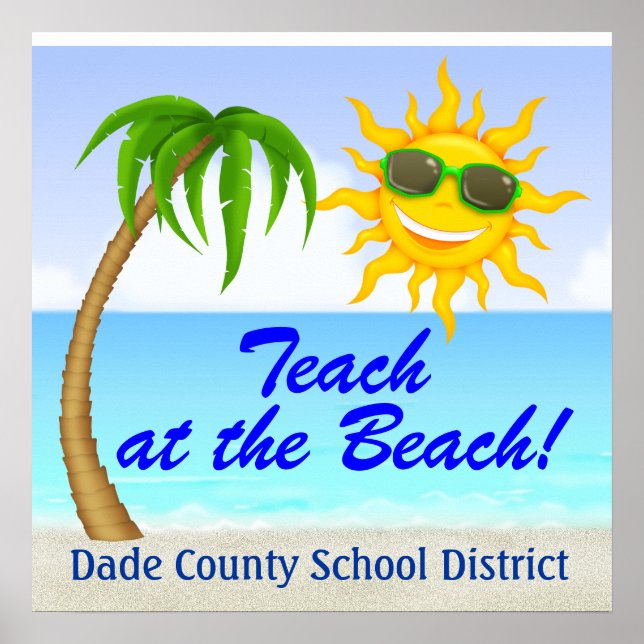 Póster Poster de distrito escolar - SRF (Frente)