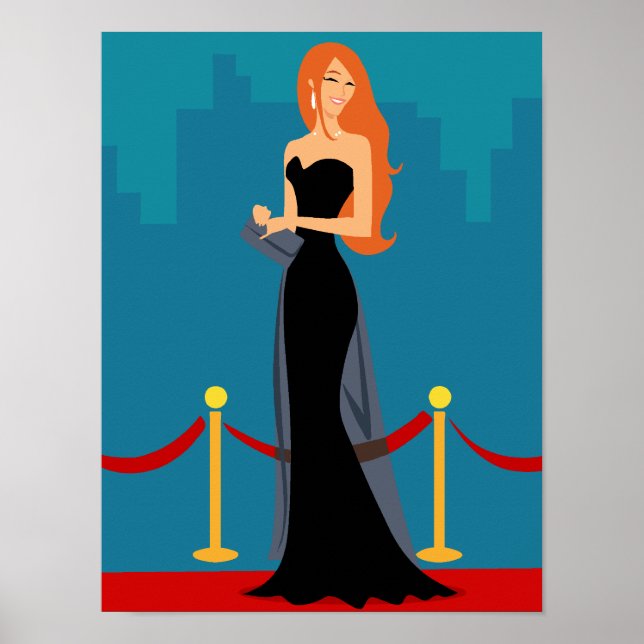 Póster Poster de Diva de Runway (Caucasiano) (Frente)