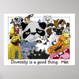 Póster Poster de diversidad de O&T
