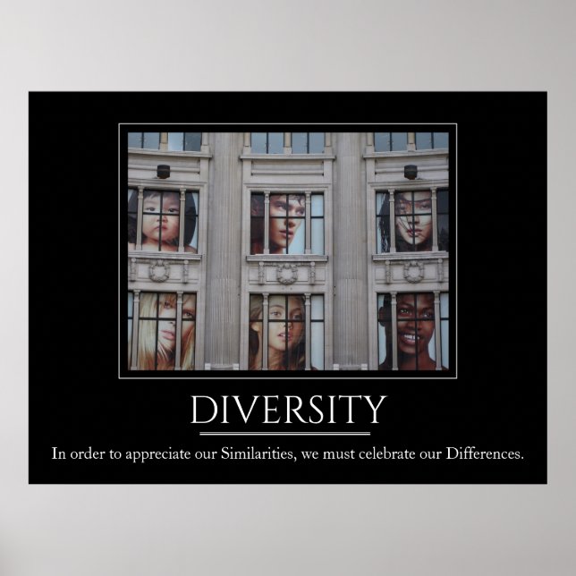 Póster Poster de Diversidad e Inclusión Revisión II (Frente)