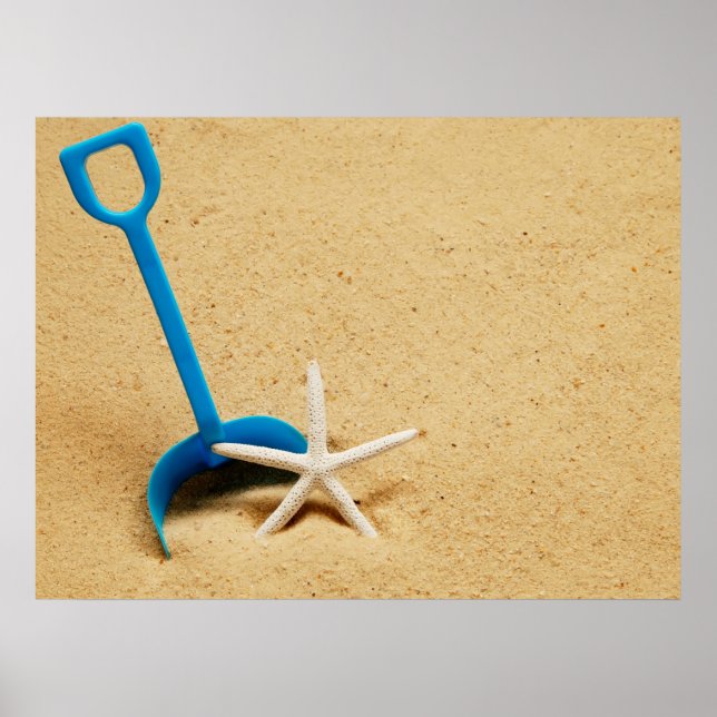 Póster Poster de diversión de playa de Shovel & Starfish (Frente)