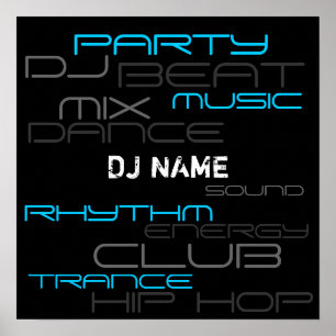 PÓSTER POSTER DE DJ