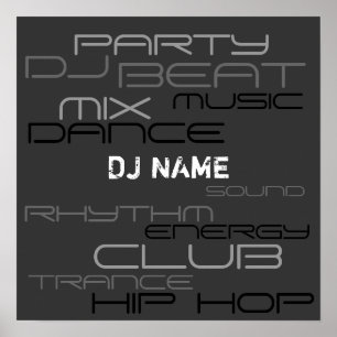 PÓSTER POSTER DE DJ