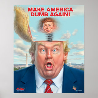 Póster Poster de Donald Trump sobre "hacer que Estados Un
