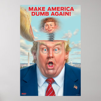Póster Poster de Donald Trump sobre "hacer que Estados Un