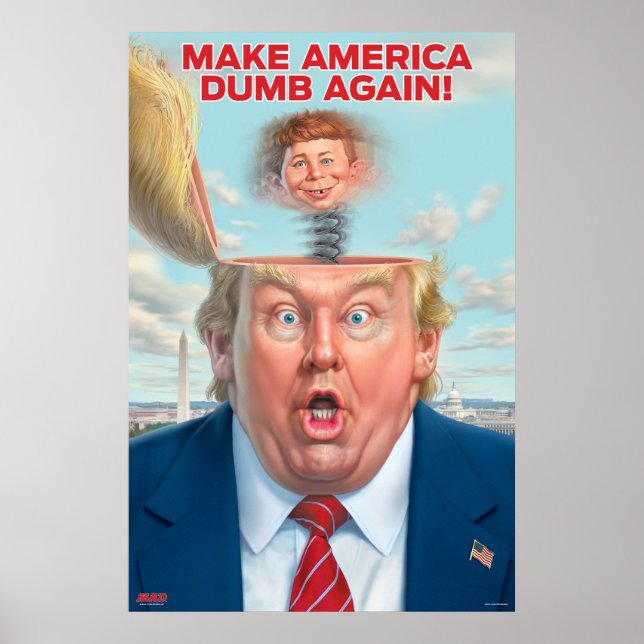 Póster Poster de Donald Trump sobre "hacer que Estados Un (Frente)
