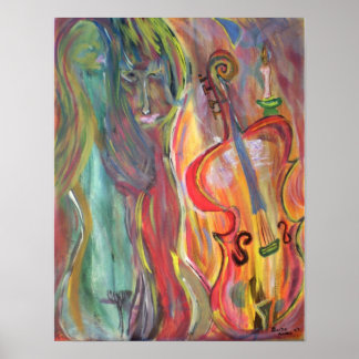 Póster Poster de dos máscaras