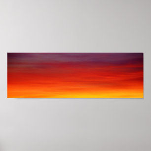 Póster Poster de dos tonos de sol