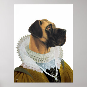 Póster Poster de DR184 great dane