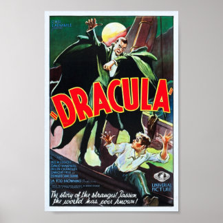 Póster Poster de Drácula de Vintage
