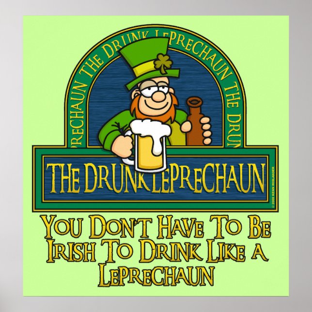 Póster Poster de Drunk Leprechaun (Frente)
