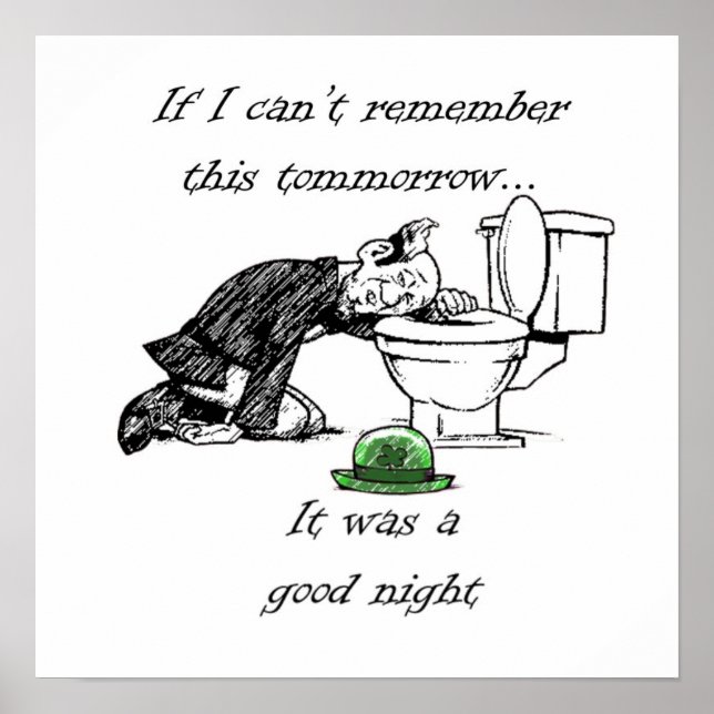 Póster Poster de Drunken Leprechaun (Frente)