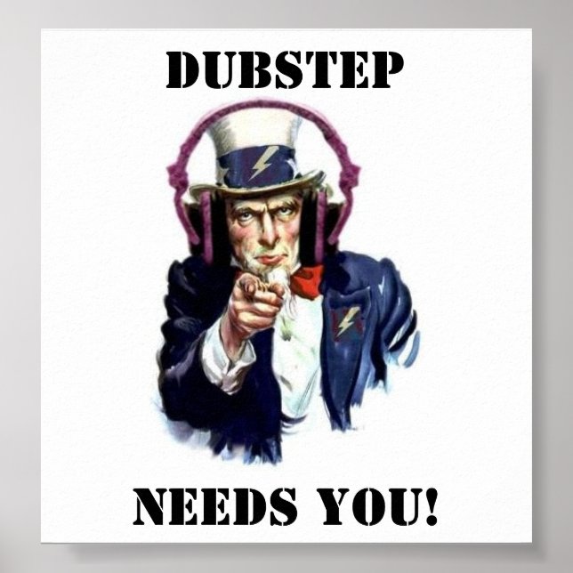 Póster Poster de Dubstep (Frente)