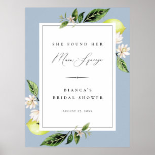 Póster Poster de ducha de bridas de esquisto principal de