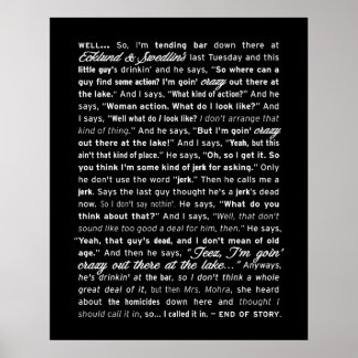 Póster poster de "Ecklund & Swedlin" (Negro)