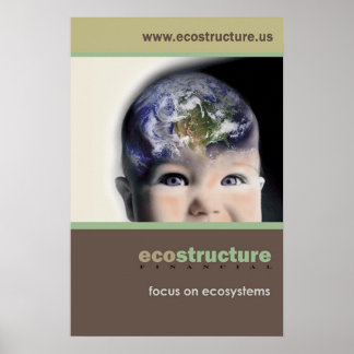 Póster Poster de ecoestructura 24x36