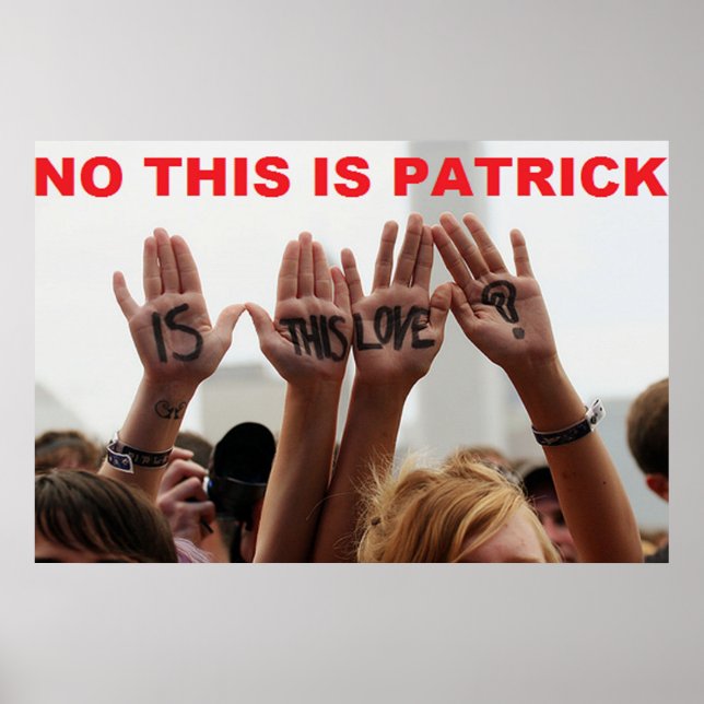 Póster Poster de edición de Hipster (Frente)