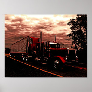 Póster Poster de edición de M Horning Peterbilt 379