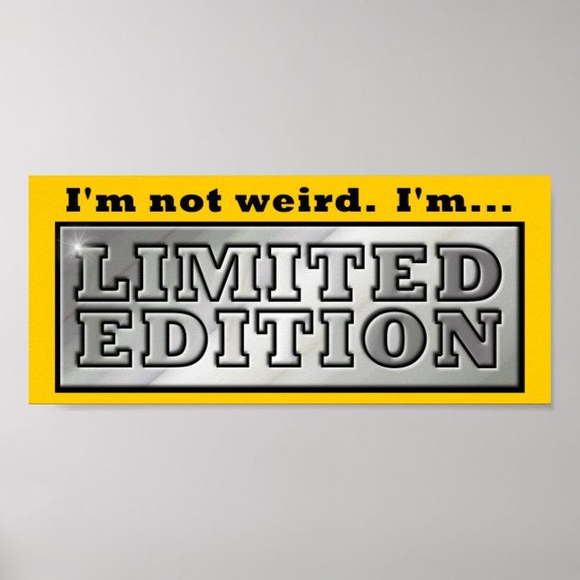 Póster Poster de edición limitada (Frente)