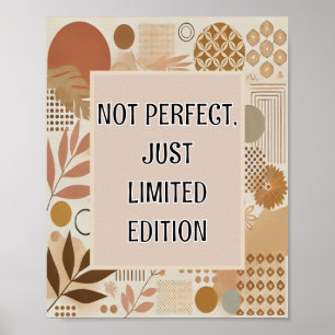 Póster Poster de edición limitada no perfecto