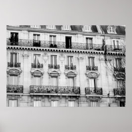 Póster Poster de Edificios de París