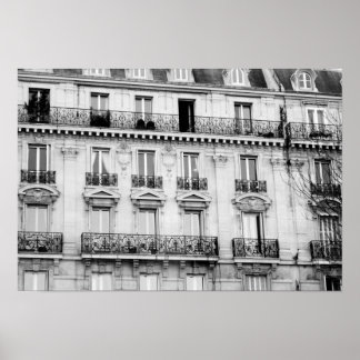 Póster Poster de Edificios de París