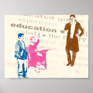 Póster Poster de Educación