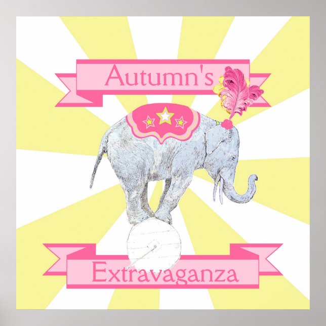 Póster Poster de Elephant Extravaganza (Frente)