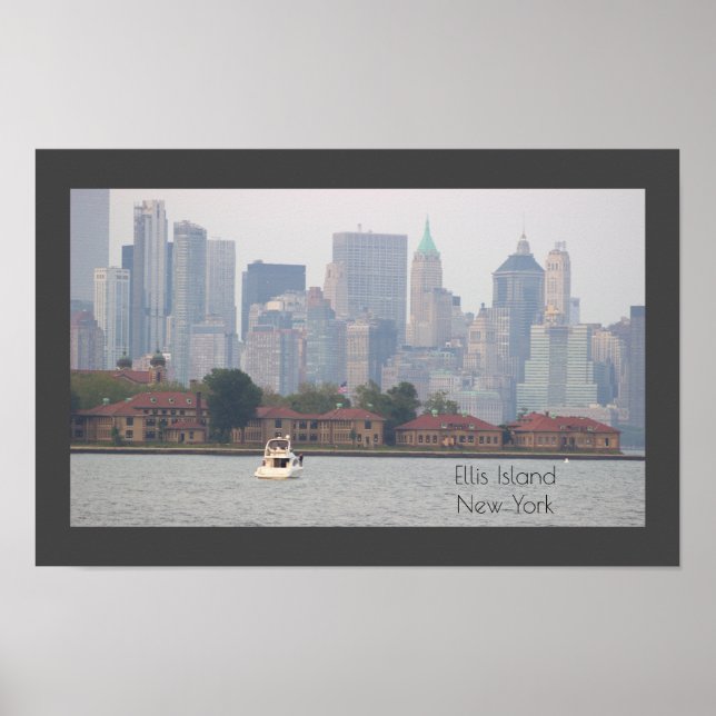 Póster Poster de Ellis Island en Nueva York (Frente)