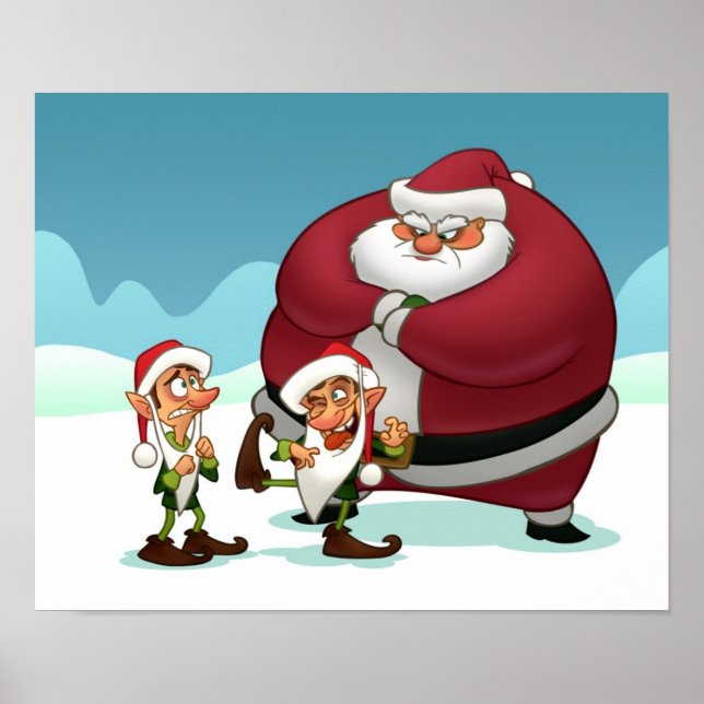 Póster Poster de Elves disgustado (Frente)