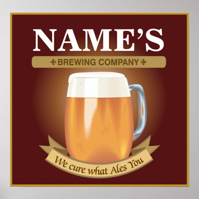 Póster Poster de empresa de elaboración personalizada (Frente)