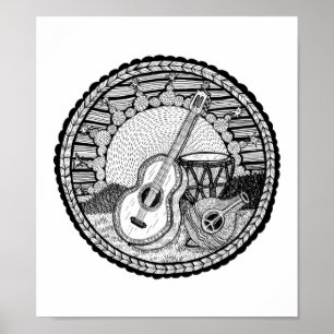 Póster Poster de encantamiento melódico