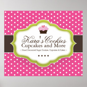 Póster Poster de encargo de la panadería