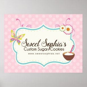 Póster Poster de encargo de la panadería