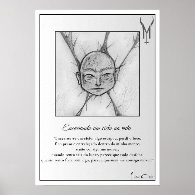 Póster poster de "Encerando um cycle na vida" (Frente)
