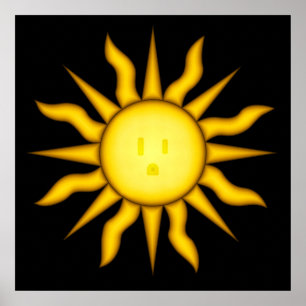 Póster Poster de energía solar