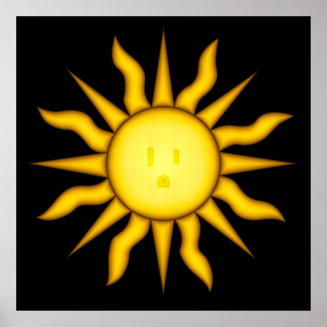 Póster Poster de energía solar (Frente)