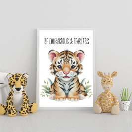 Póster Poster de enfermería del Safari del Tigre - Sé val