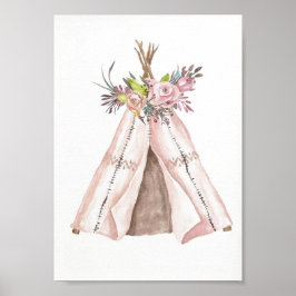 Póster Poster de enfermería - Woodland Teepee
