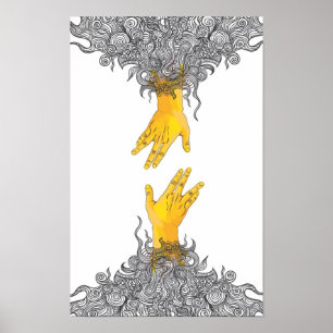 Póster Poster de enjambre