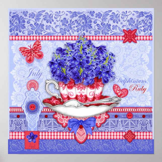 Póster Poster de Enseñanza Julio de la Flor de Nacimiento (Frente)