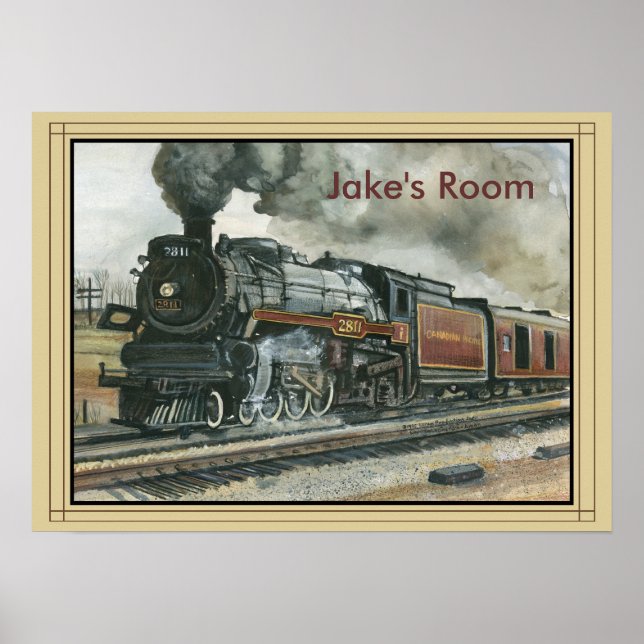 Póster Poster de entrenamiento con borde (Frente)