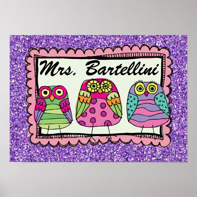 Póster Poster de escuela/profesor/aula - SRF (Frente)