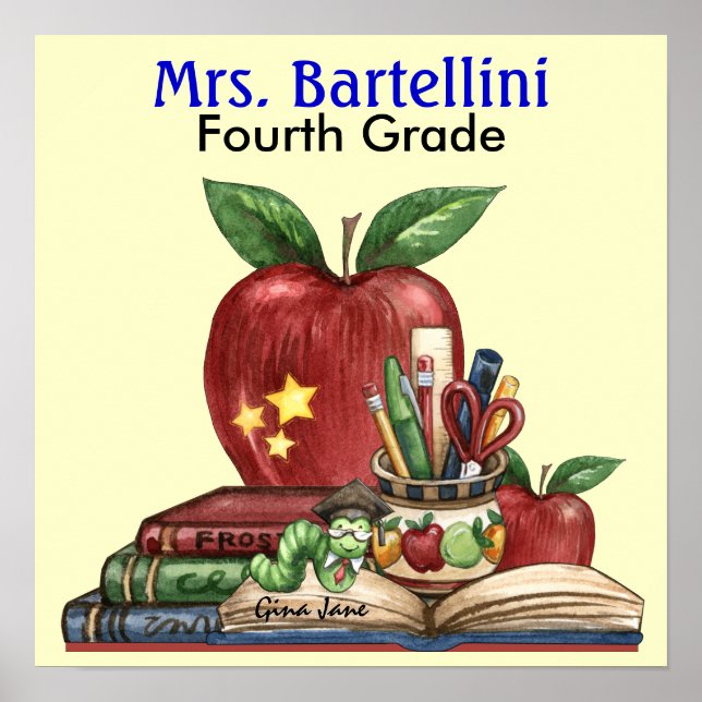 Póster Poster de escuela/profesor/aula - SRF (Frente)